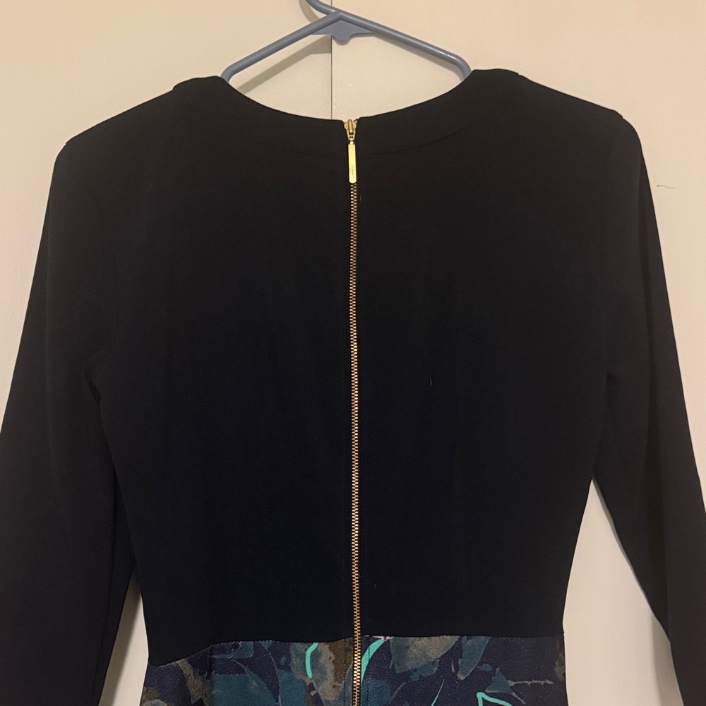 Closet Black Dress with Floral Design - Picture 6 of 6